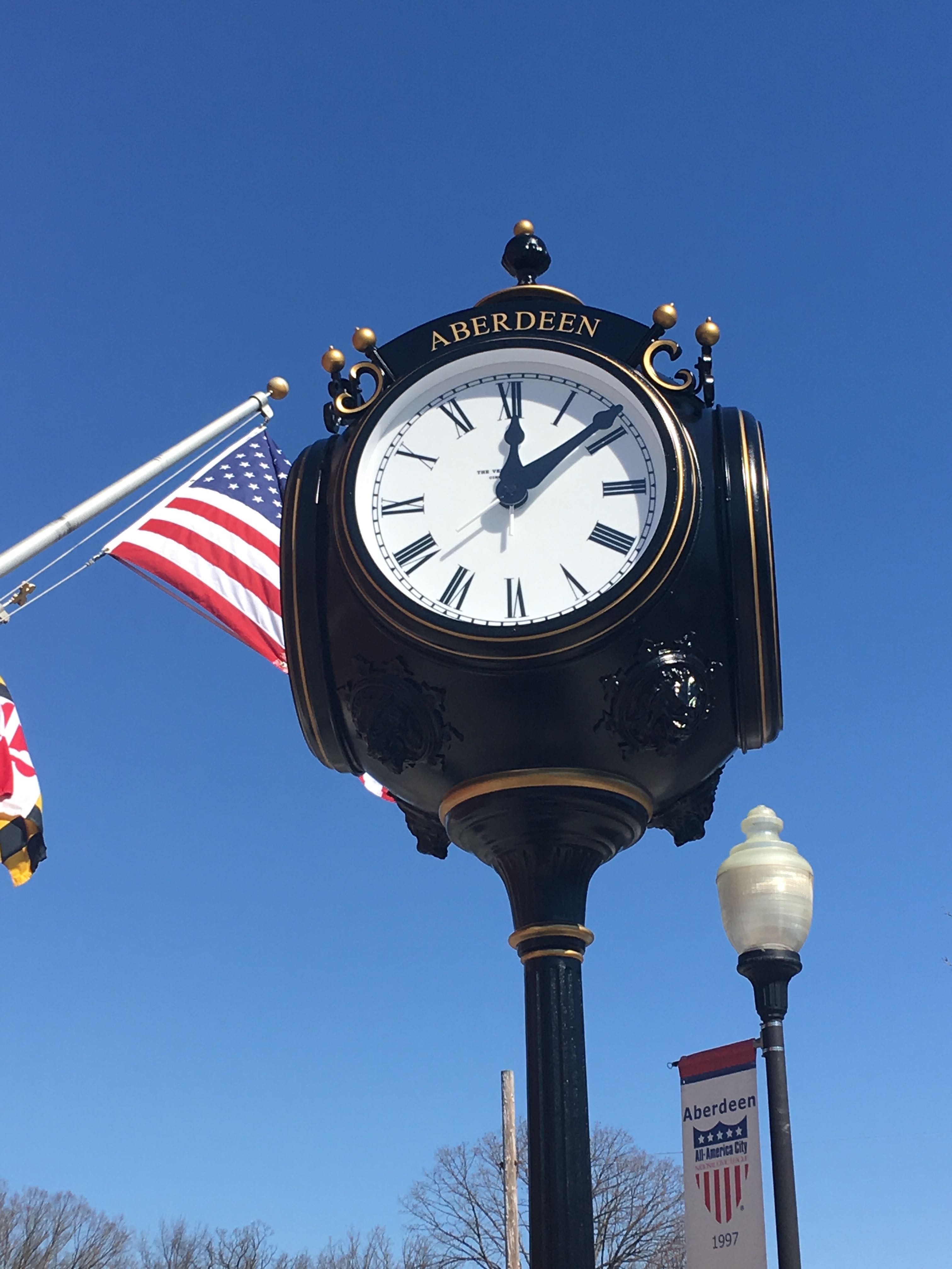 Aberdeen downtown clock kb